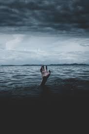 عکس پروفایل غمگین تنهایی در دریا